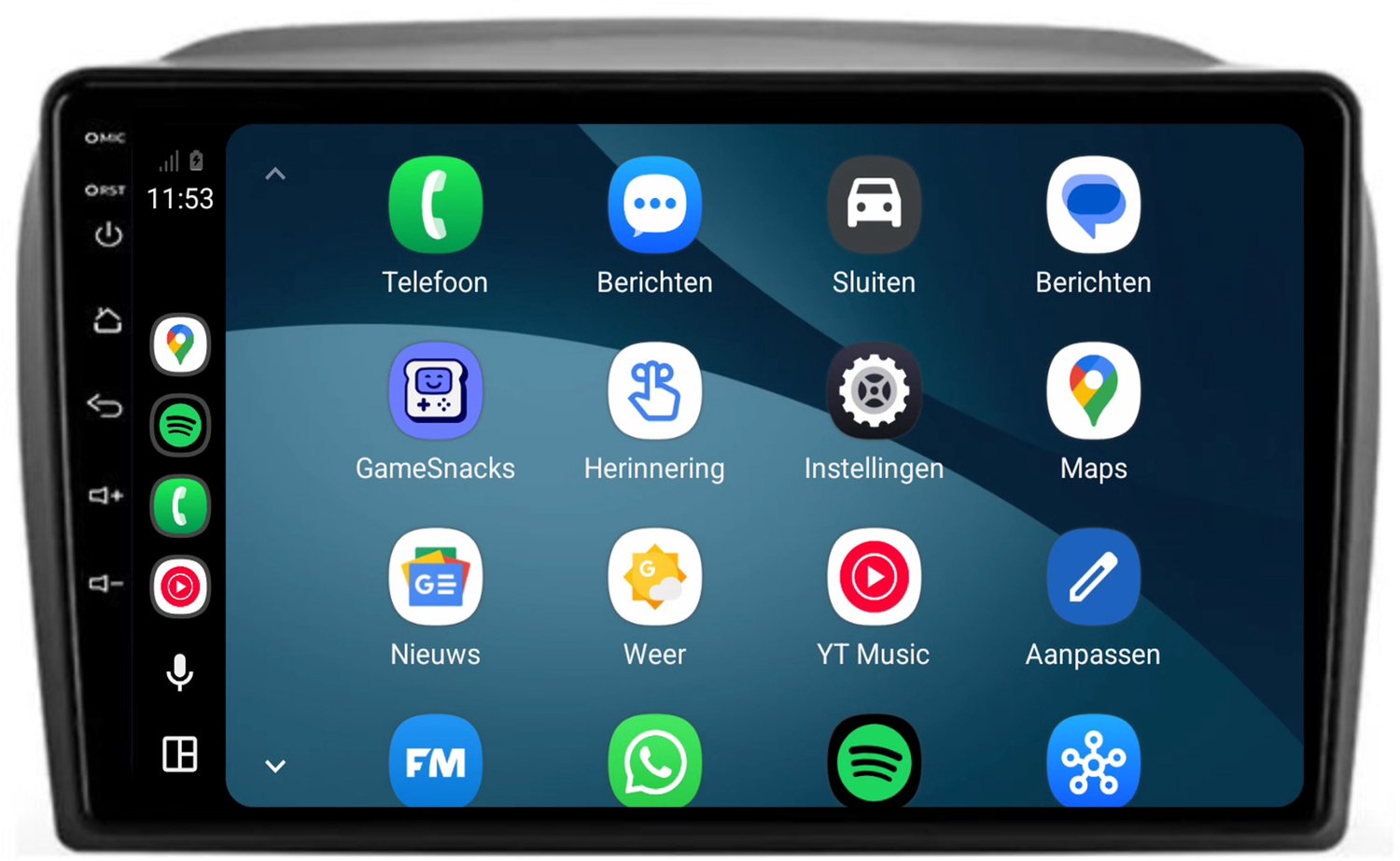 CarPlay autoradio geschikt voor Fiat Doblo | 2010 t/m 2014 | Cartronix CTX-7095 | 2010 2011 2012 2013 2014 | 9 inch | Android 15 | Draadloos Apple CarPlay & Android Auto | 2GB + 32GB | Bluetooth & Wifi