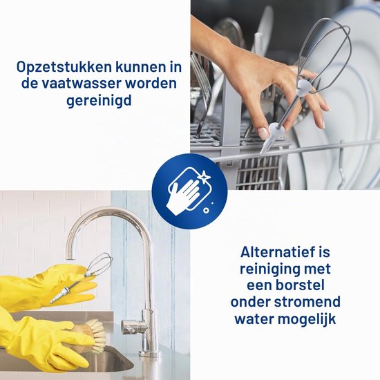 2x garde rechts links handmixer vervanging voor 659596 00659596 — afbeelding 4