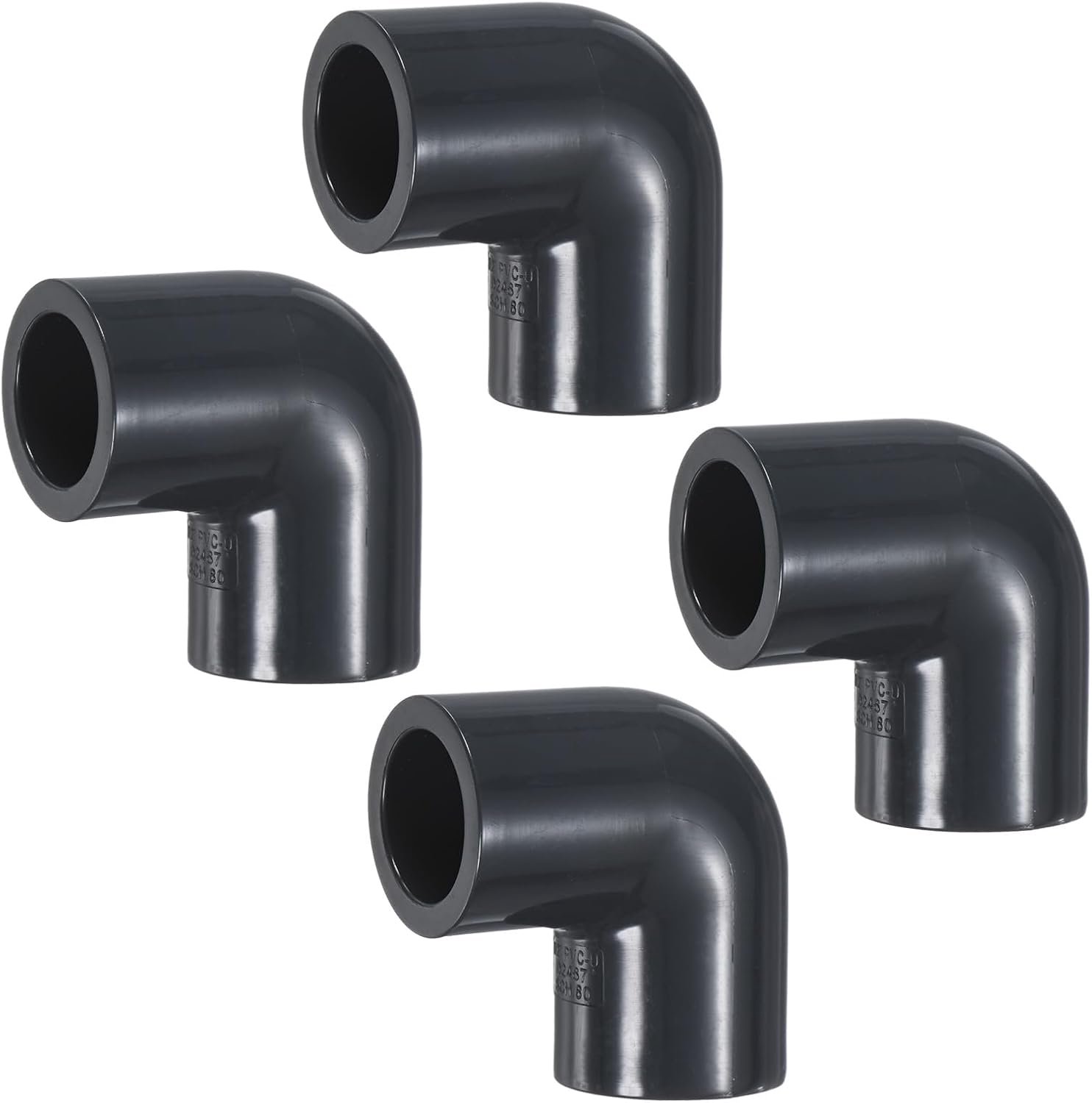 Pijpconnector 1/2 inch - UPVC 90 graden elleboog - Multifunctioneel voor leidingsystemen - m-winkel