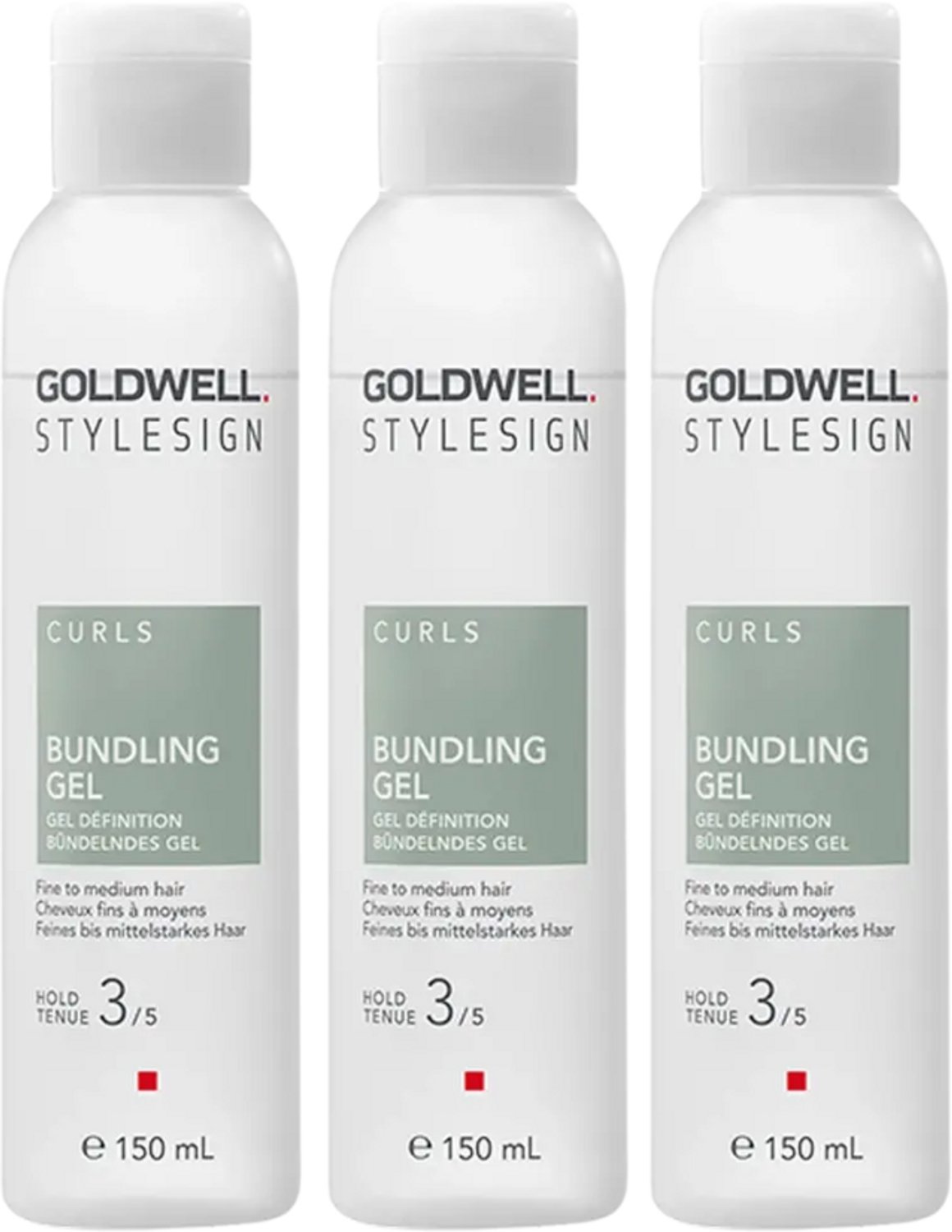 Goldwell StyleSign Curls Bundling Gel Triple Set – 3x150ml