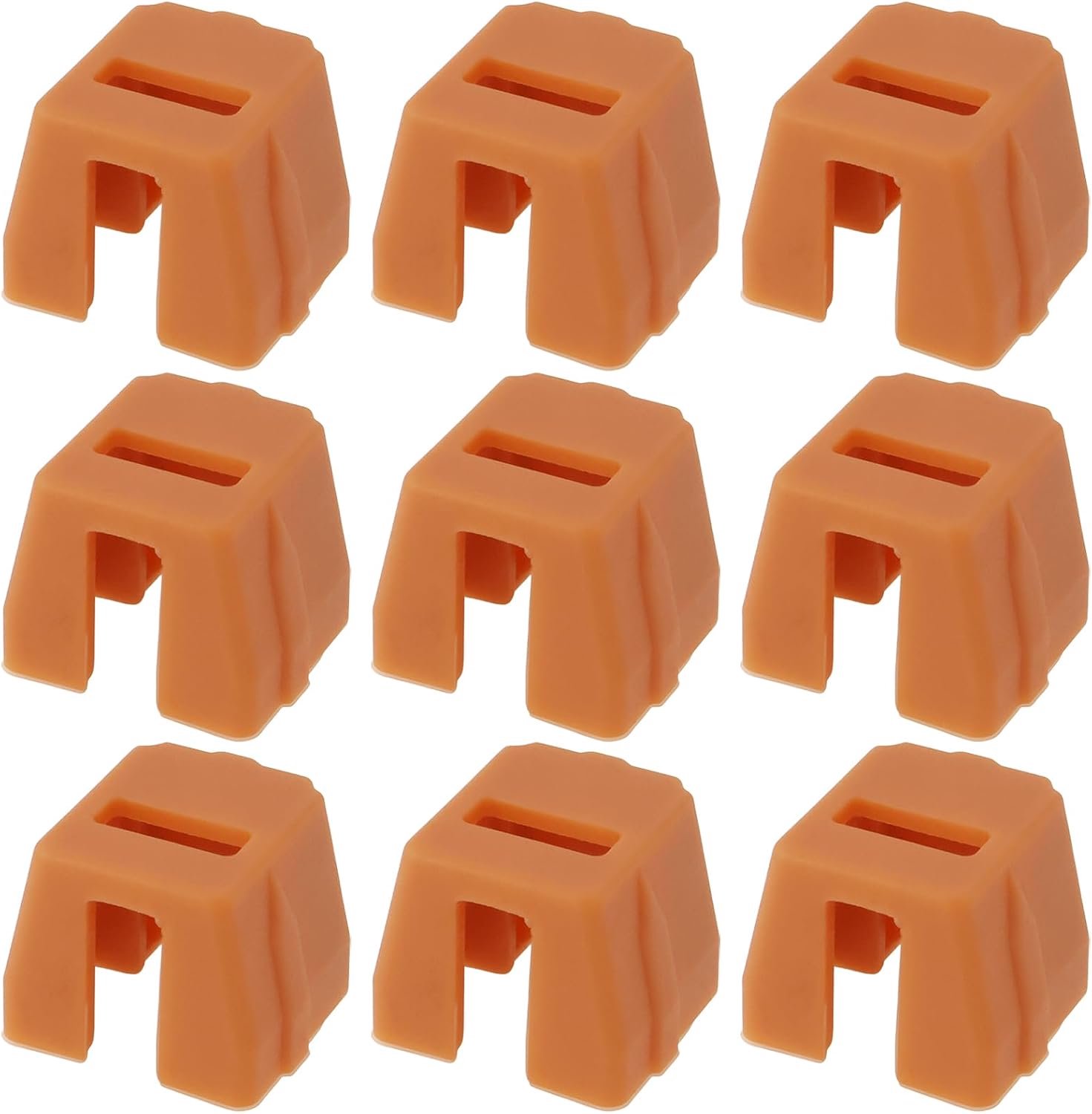Brad nailer rubberen tips 0,52 x 0,99 x 1,1 x 1,3 cm - 9 stuks - compatibel met Bostitch - optimale stabiliteit - Vemera