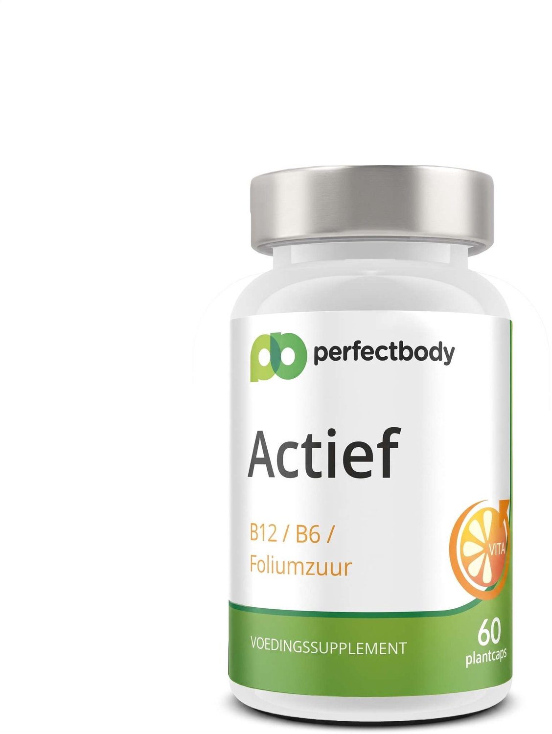 PerfectBody Vitamine B12 en foliumzuur - Met B6 - 60 vegan capsules