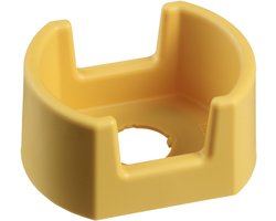 IDEC HW9Z-KG1 Beschermkap voor Noodstop Ø22 mm - Geel, 40 mm Paddenstoelkop