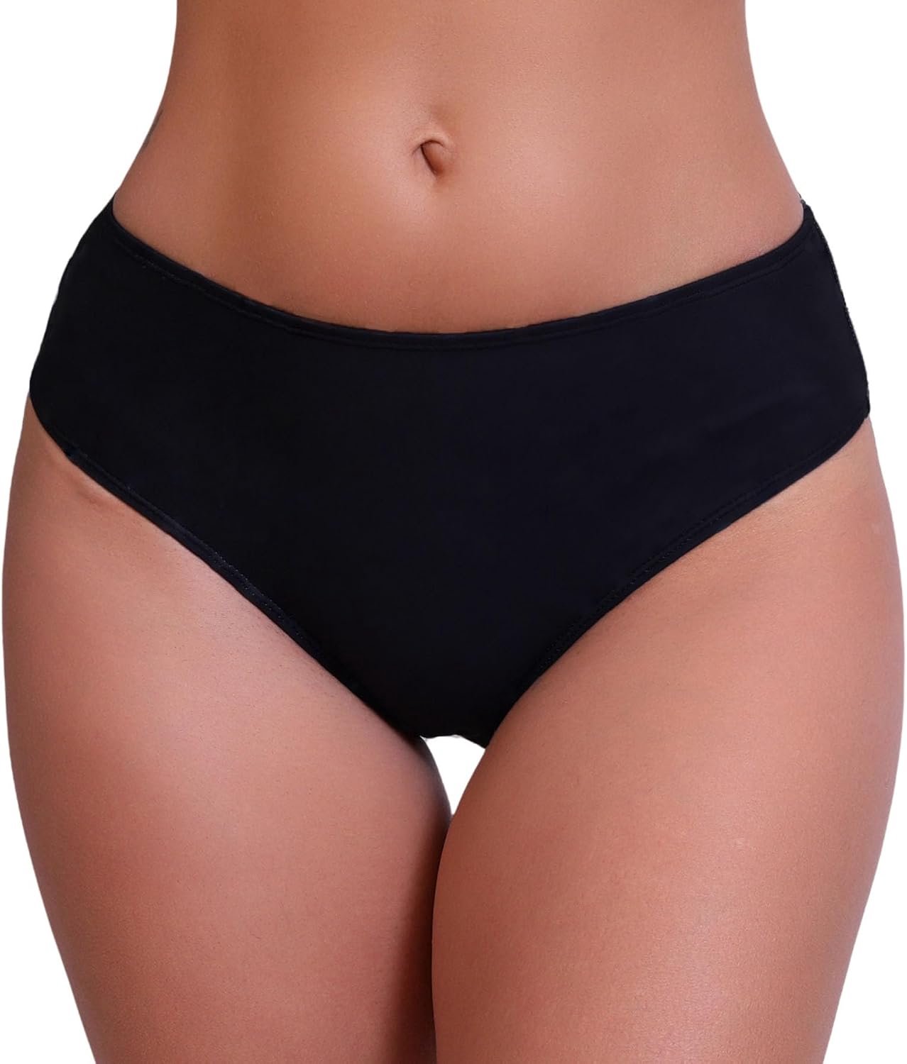 Bikinibroekje middelhoge taille snel drogend