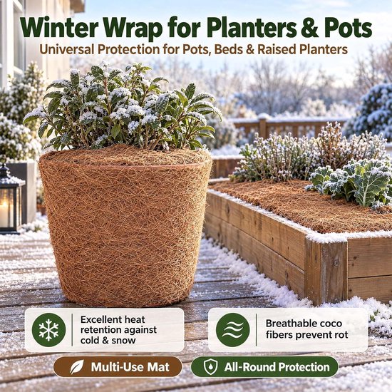 25 x 200 cm, winterbescherming voor planten — afbeelding 4