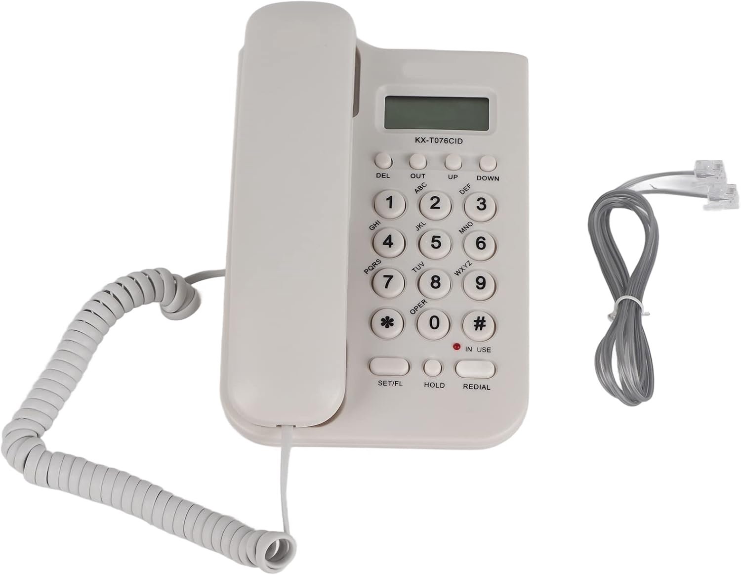 Vaste telefoon - wandmontage - duurzaam ABS-materiaal - eenvoudig te installeren - Vemera
