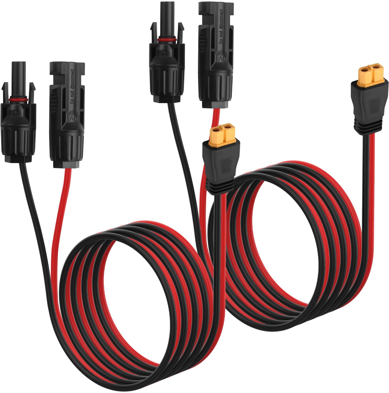 MC4 naar XT60 Female Adapterkabel, 2 Stuks 12AWG