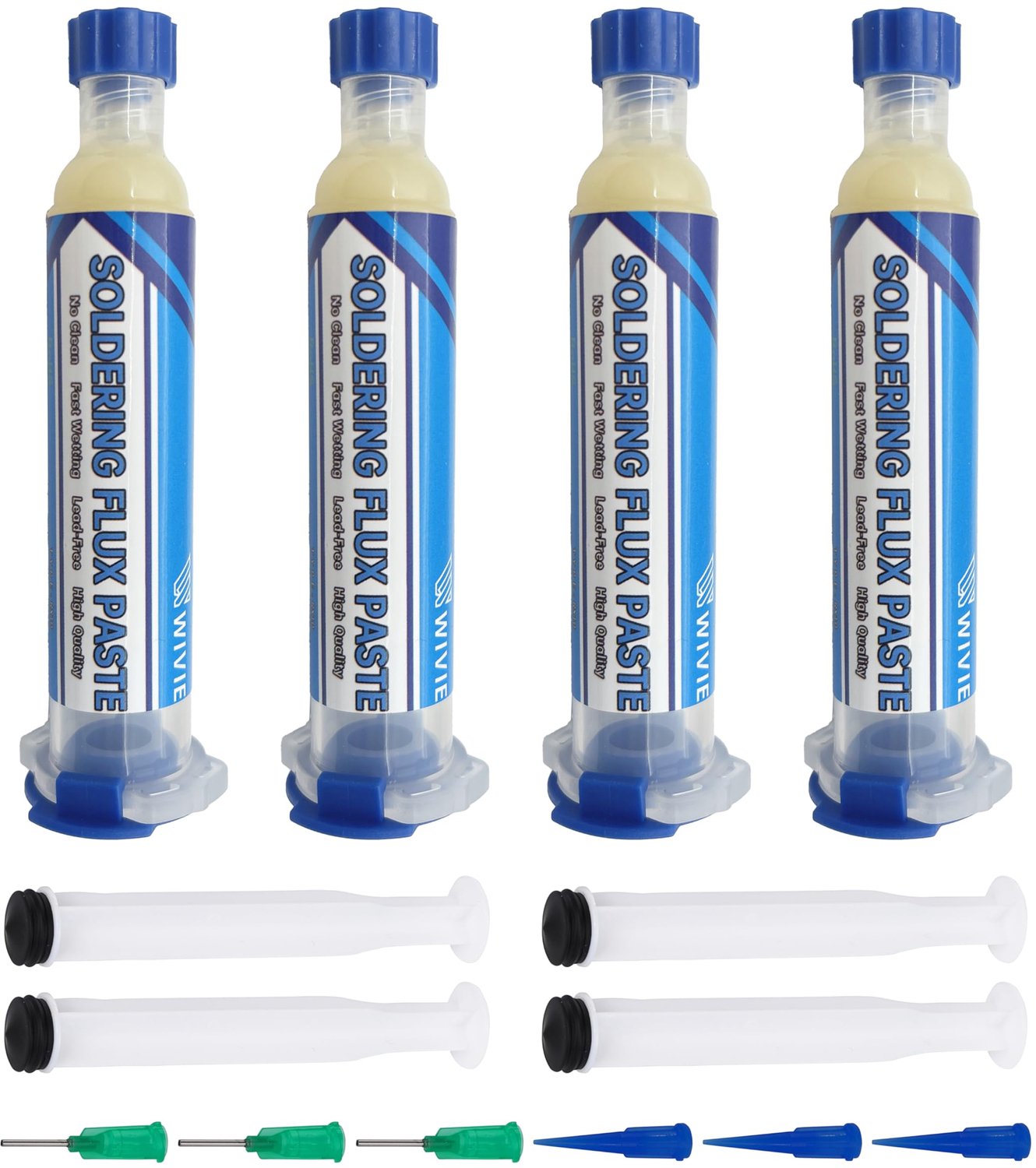 Loodvrije Solderpasta Flux voor SMD/PCB/IC/BGA Reparatie - 4 Packs