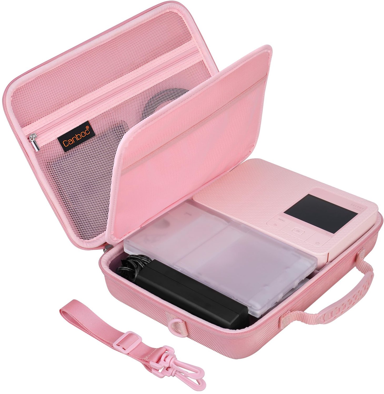 Draagtas voor Compacte Foto Printer met Verwijderbare Schouderband