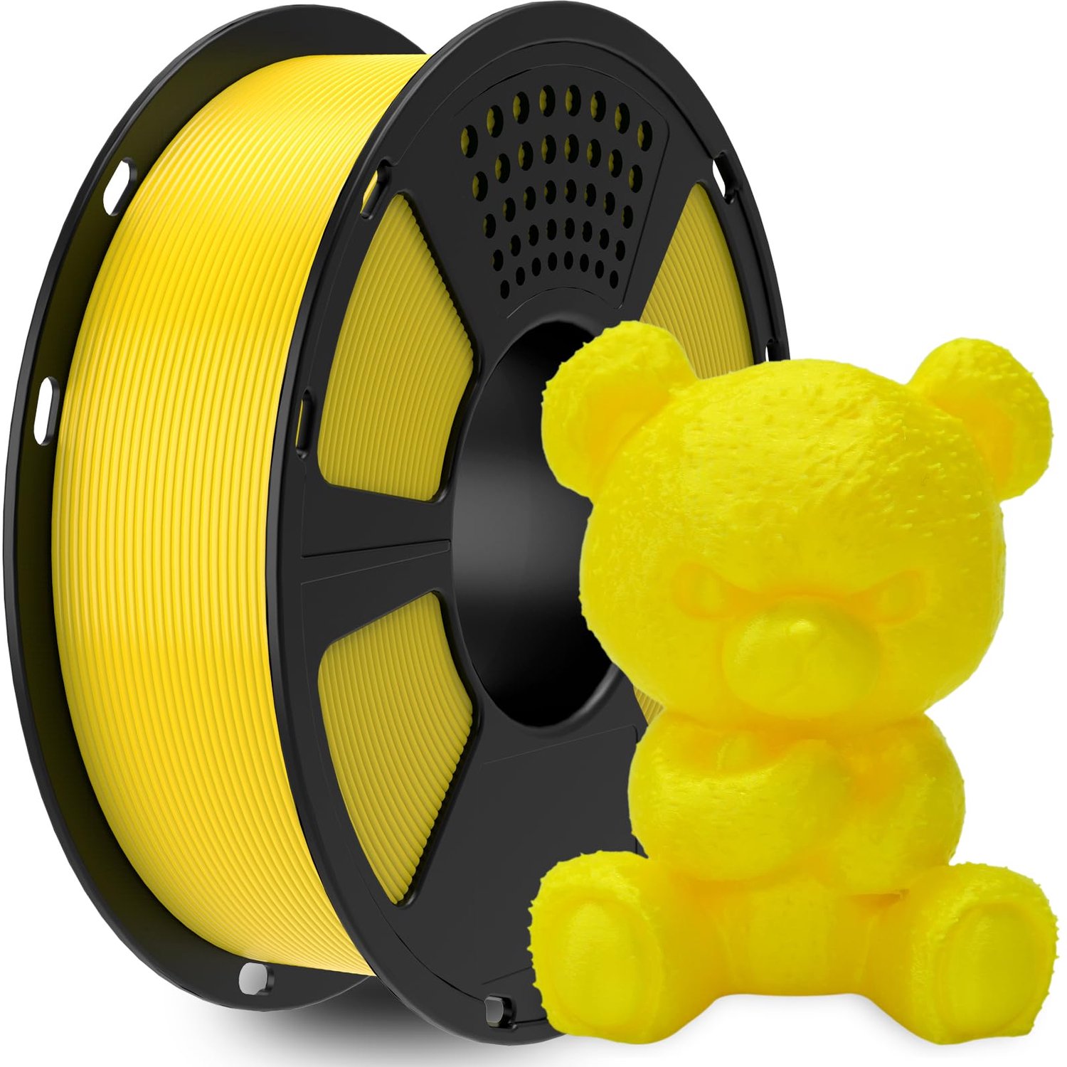 Geel HS-PLA Filament 1kg voor 3D Printers