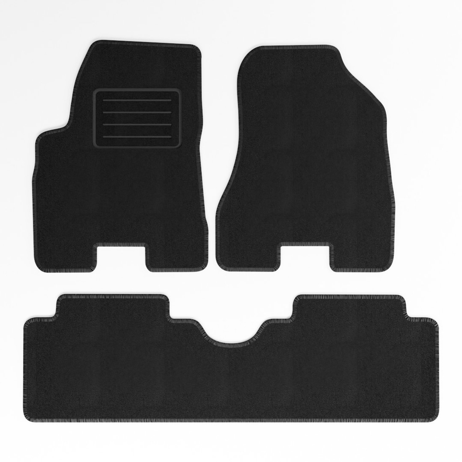 Mats4all | Naaldvilt automatten passend voor Hyundai Tucson 2004-2010 | Antislip | Met versterking | 4-delig | Automatten | Mattenset
