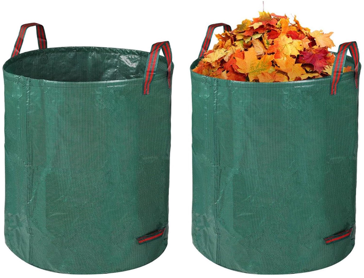 Set van 2 Tuinafvalzakken 272 Liter met Herbruikbare Handvatten