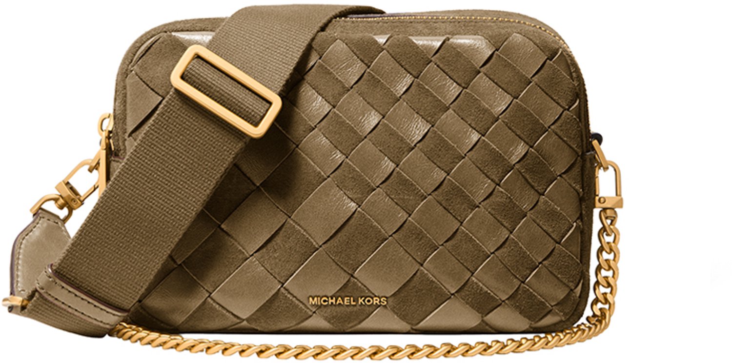 Michael Kors Bryant Crossbodytas Kleine Dames - Leer - Groen