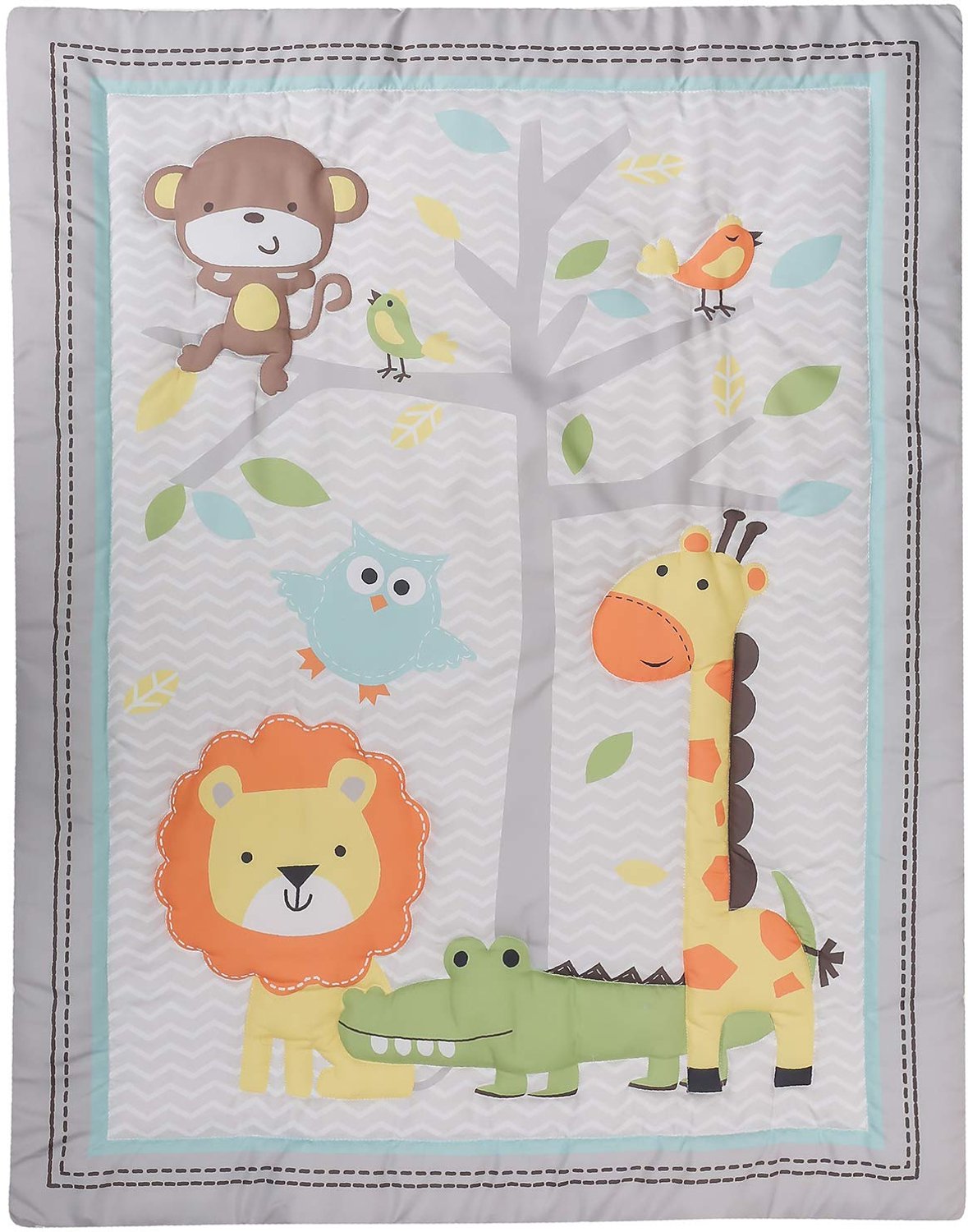 Dieren Thema Babydeken, 84x107 cm, Geschikt voor Alle Seizoenen