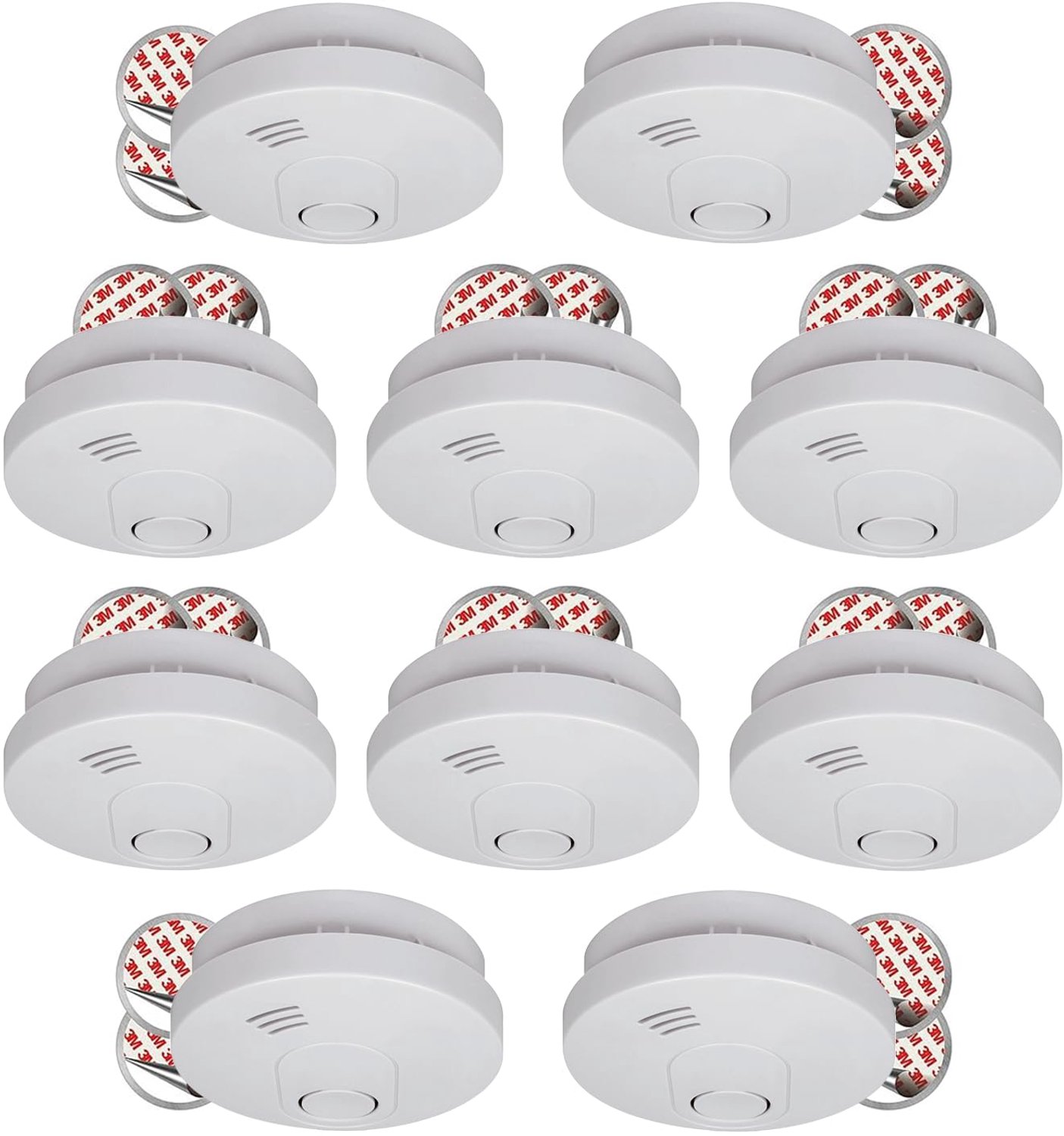 10-Pack Rookmelders met Magneetmontage