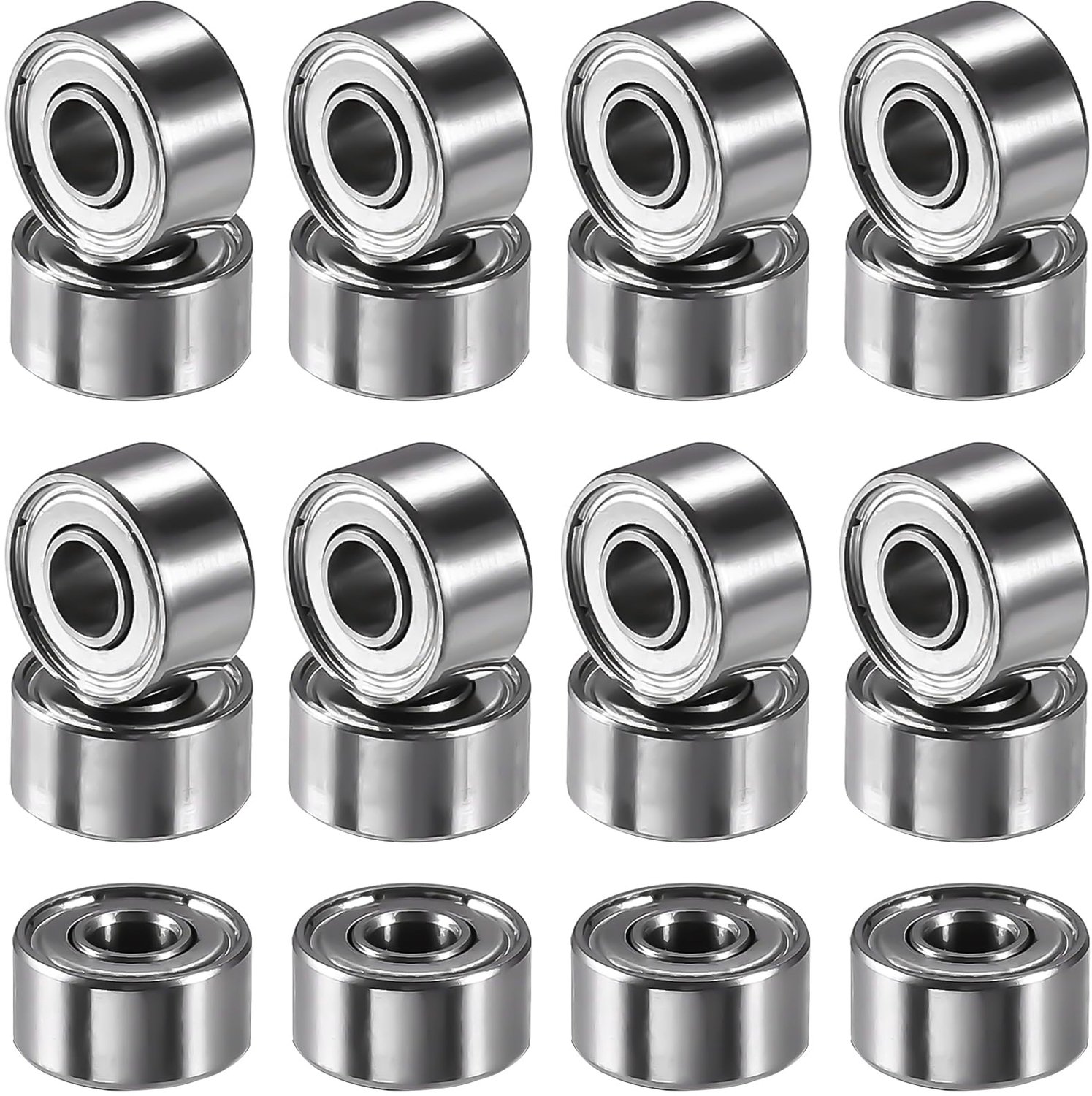 20 Stuks Miniatuur Lagers 3x8x4mm voor 3D Printers en Modellen