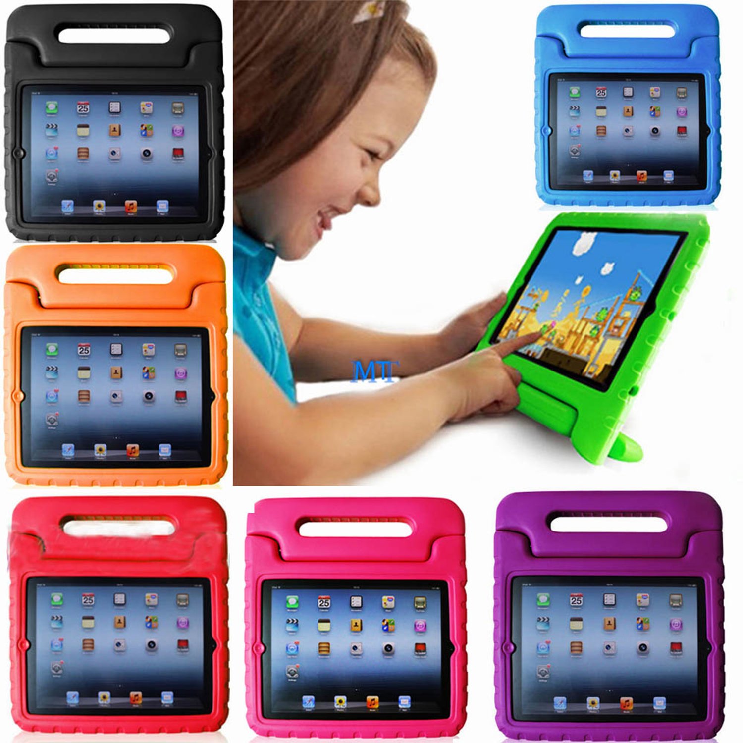 Green On Kids Case For Galaxy Tab A8 10.5 - Rood