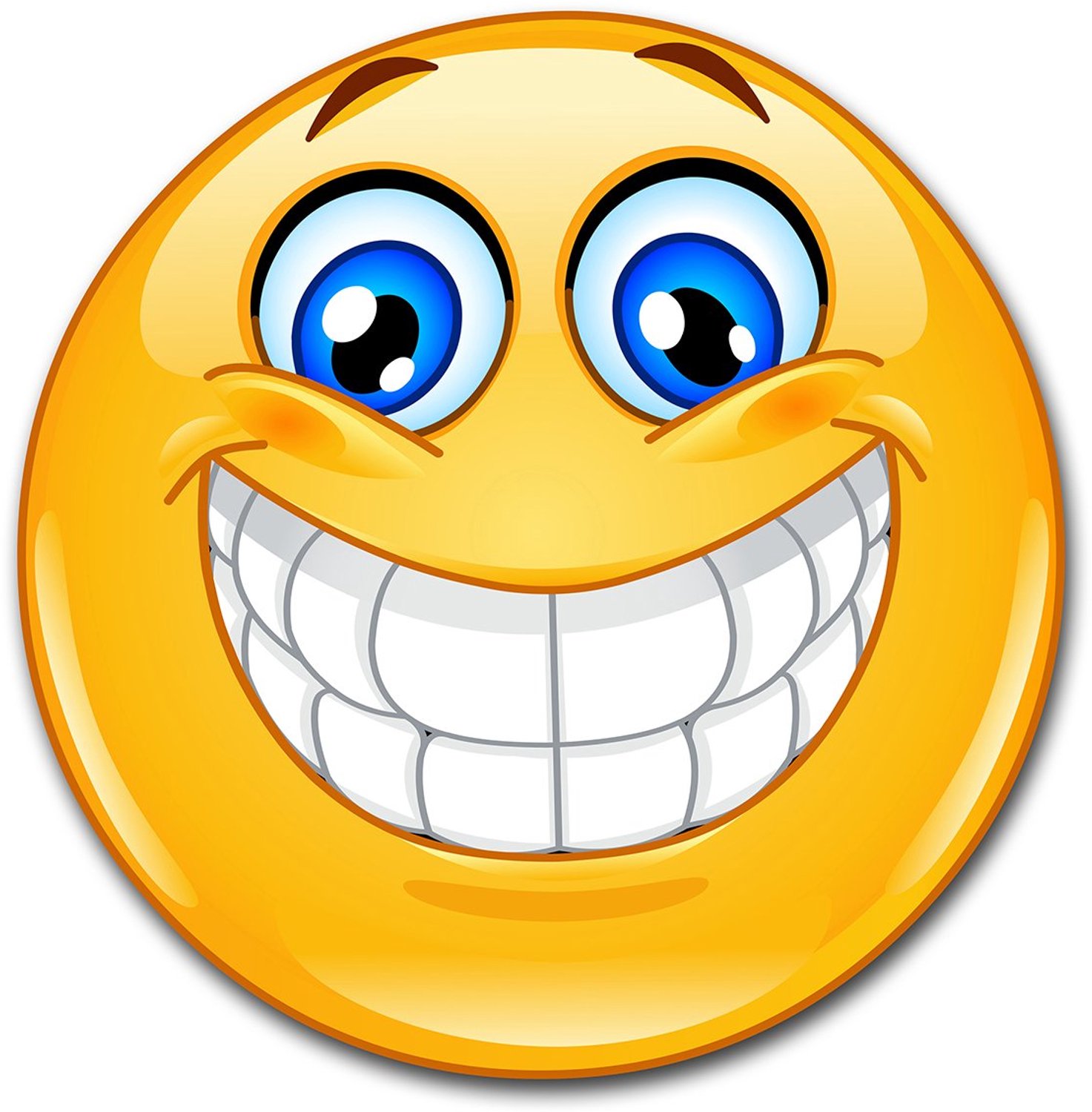 XL Lachende Emoticon Sticker voor Binnen en Buiten