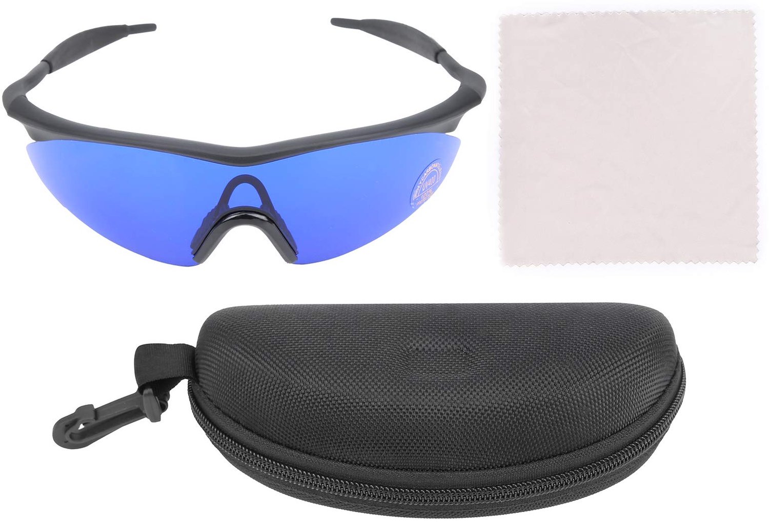 Golfbril Professionele Golfbalzoekerbril - Blauwe Lens - Draagtas - Voor Mannen/Vrouwen - Betrouwbaar Merk - Uitstekende Kwaliteit - Zoekbril