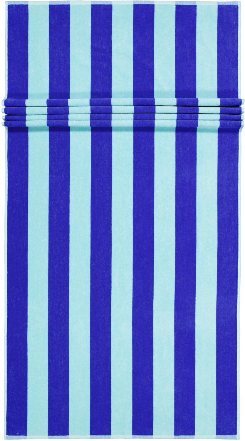 Strandhanddoek Tropical Strepen Aqua 80x180 cm