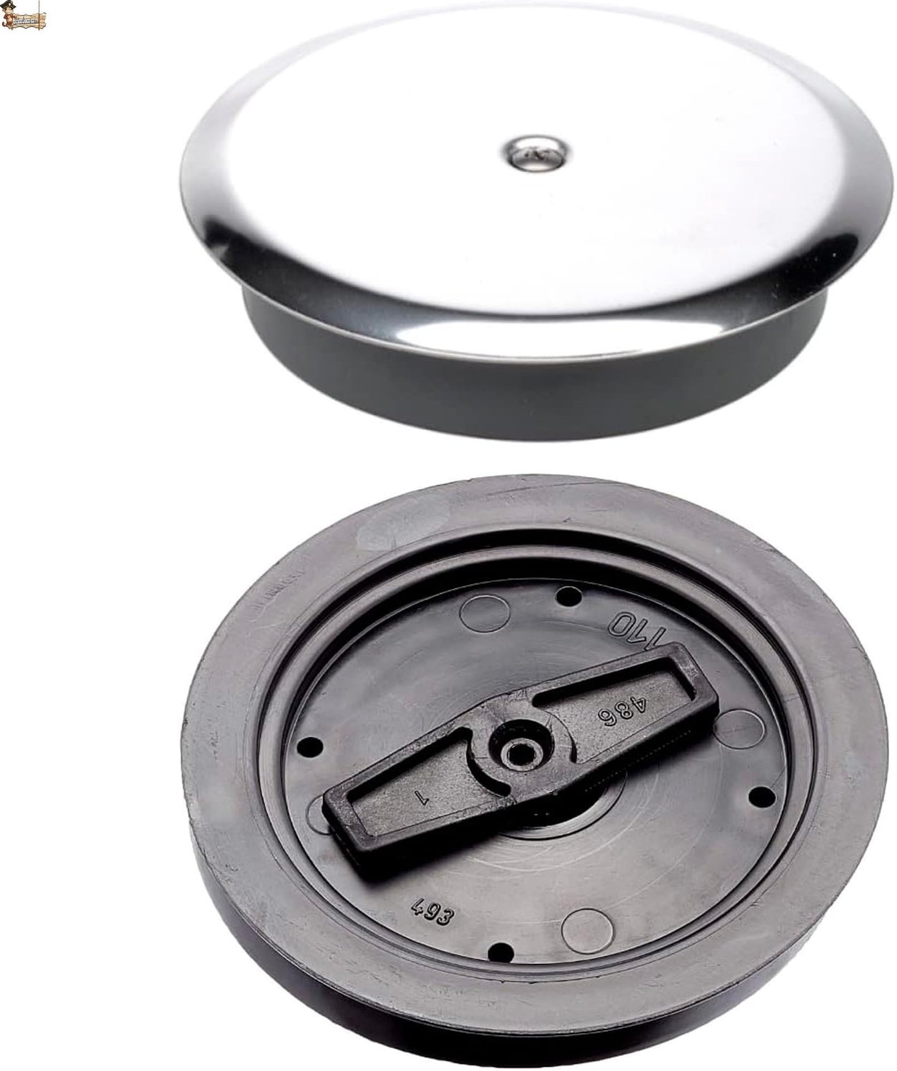 Uitbreidingsdeksel voor Bad Sifon Ø 110 mm