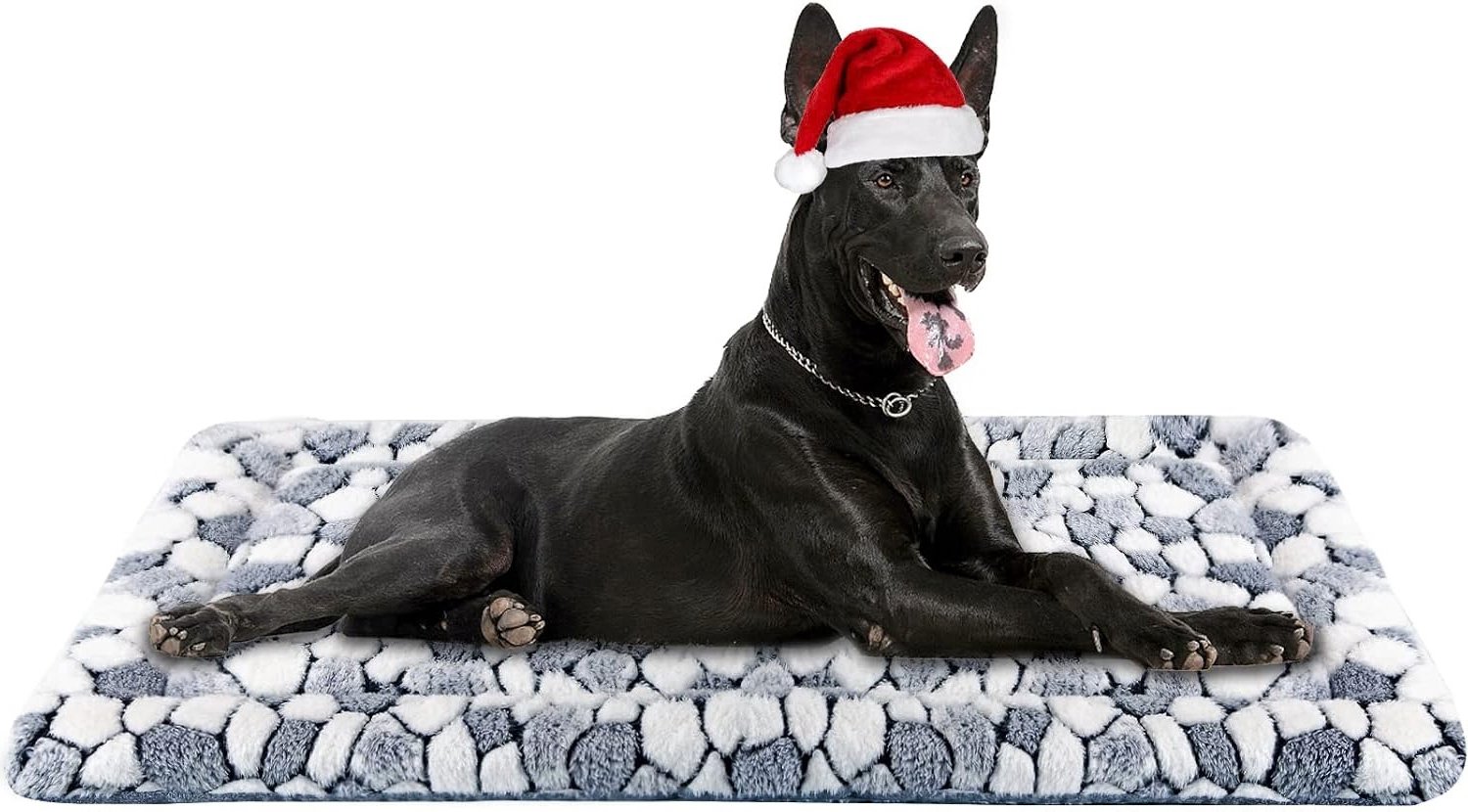 Honden kussen - Hondenmat - Rusten - Orthopedisch schuim - XXL 48x30cm - Grijs