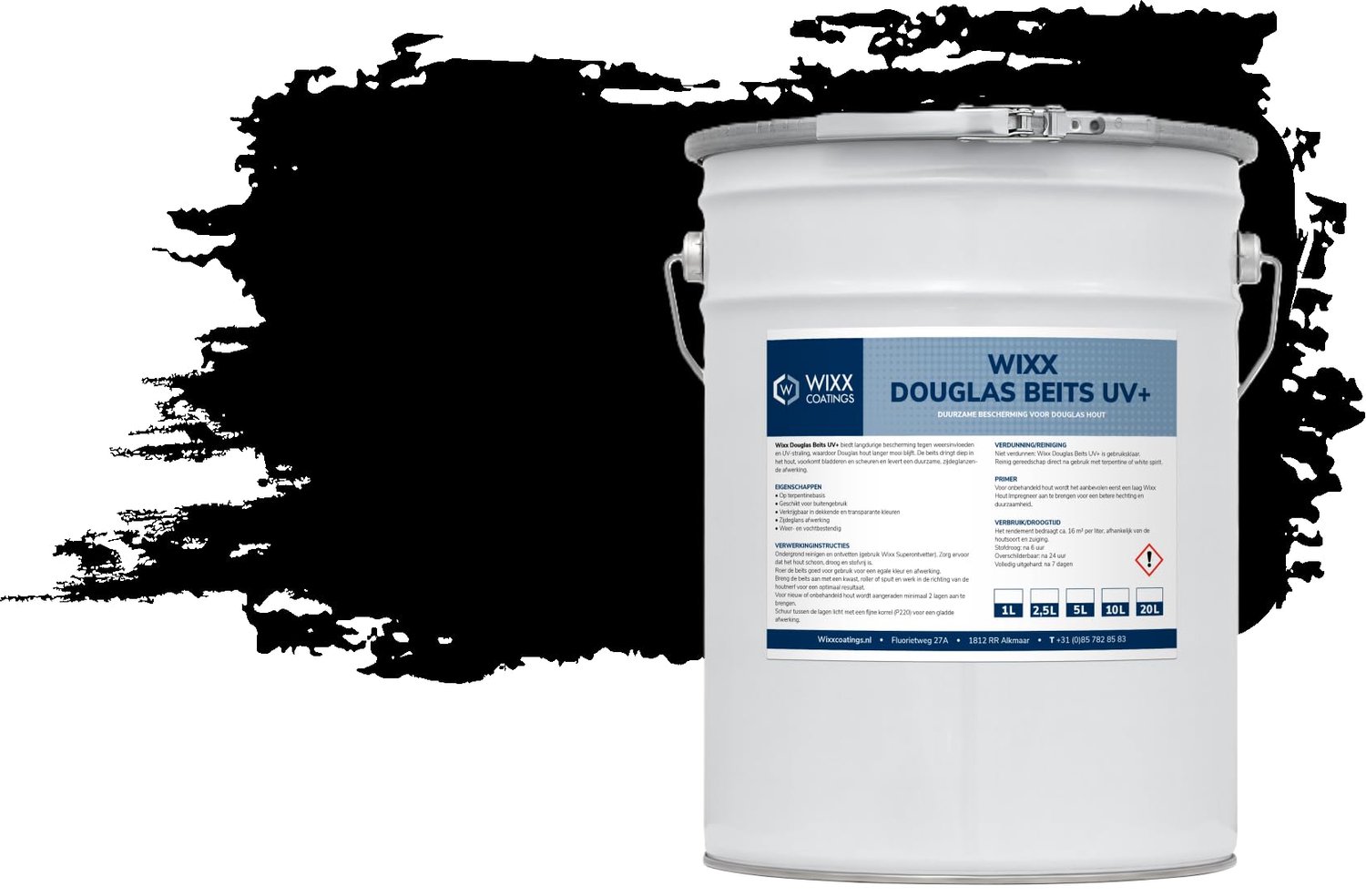 Douglas Stain UV+ - 5L - Jet Black