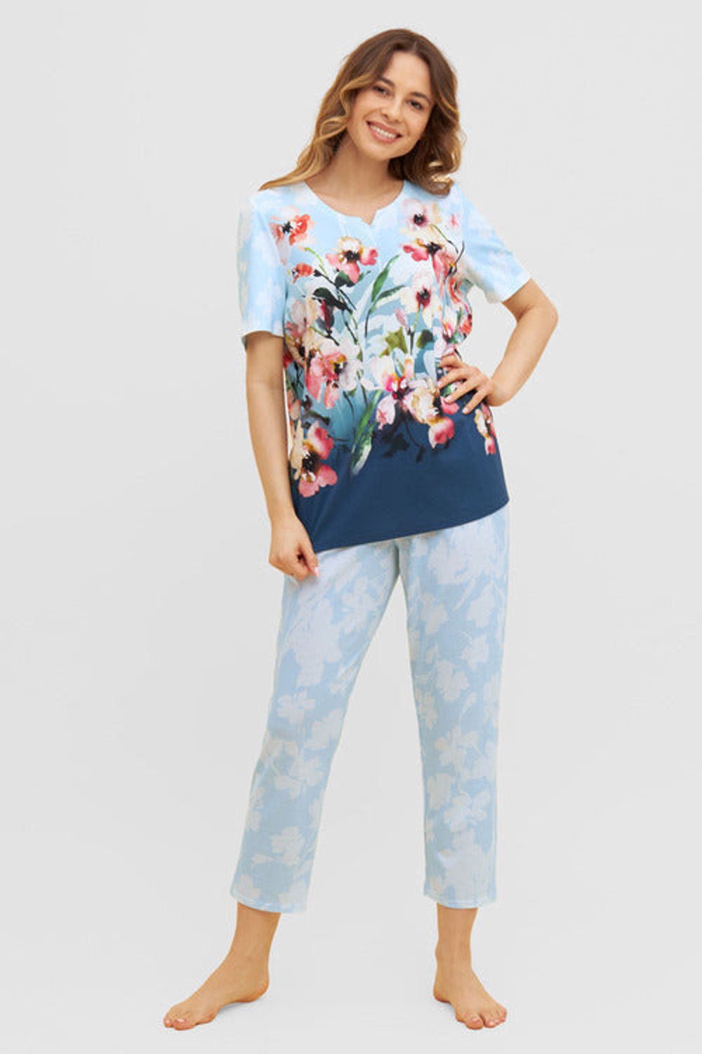 Rösch Flowers Pyjama 1233187 Multicolor