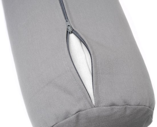 Yoga-Bolster yin - rund - Samtosha - organic cotton — afbeelding 3