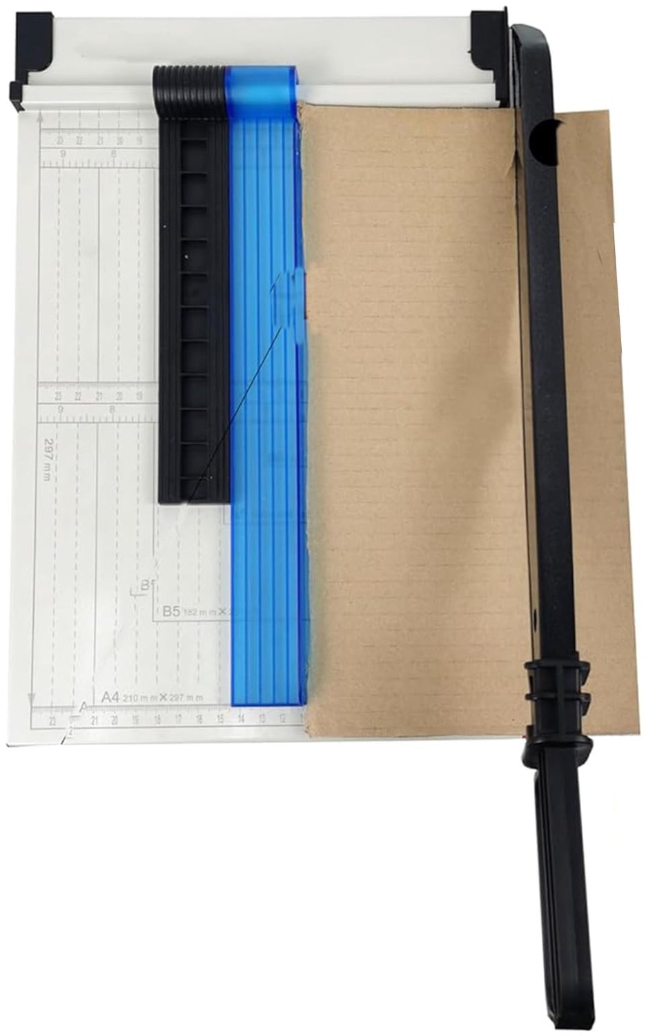 Papiersnijder A4 B5 Hefboomsnijder Snijmachine met een Snijlengte voor Foto, Papier, Karton TMK1075 - ShopVlot