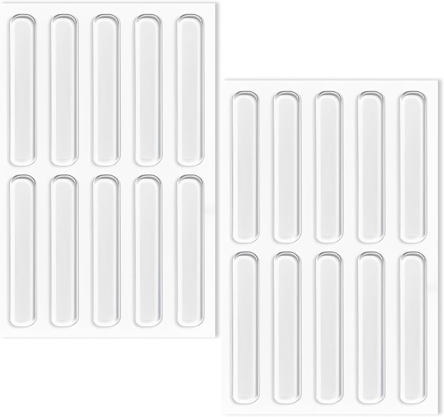 Dailygoods- Meubelbumpers 20 Stuks - Siliconen - Zelfklevend - Transparant - Kastdeurbumpers - Geluiddempende Bescherming - 6,3 cm - Bufferpads