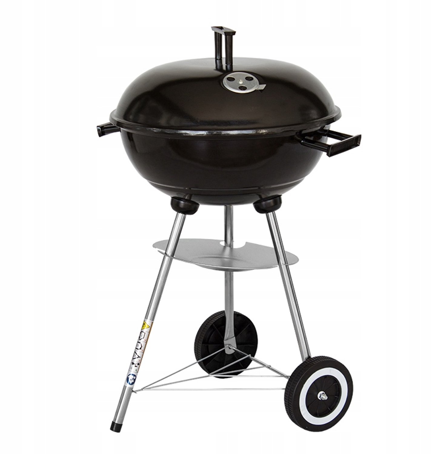Mobiele Koolgrill met Deksel en Asbak - Balkon & Tuin