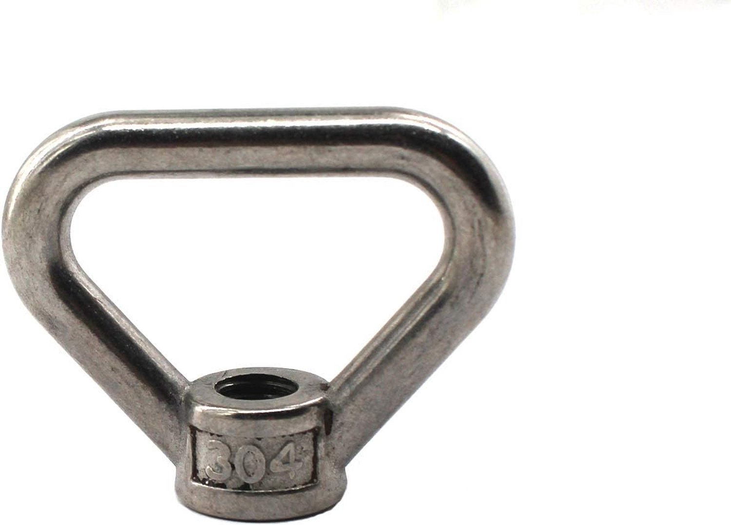 1pc of M24 304 Stainless Steel Heavy Duty Lifting Eye Nut Triangle Shaped Screw Fixture - ShopVlot