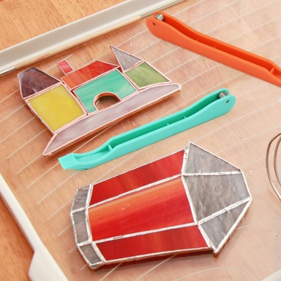 2 Stuks Hand Foiler voor Glas-in-lood, 7/32" Handheld Koperen Folietape Dispenser voor Decoratieve Ambachten en DIY Projecten — afbeelding 4