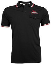 Lonsdale London Lynton Heren Poloshirt - zwart - XXL