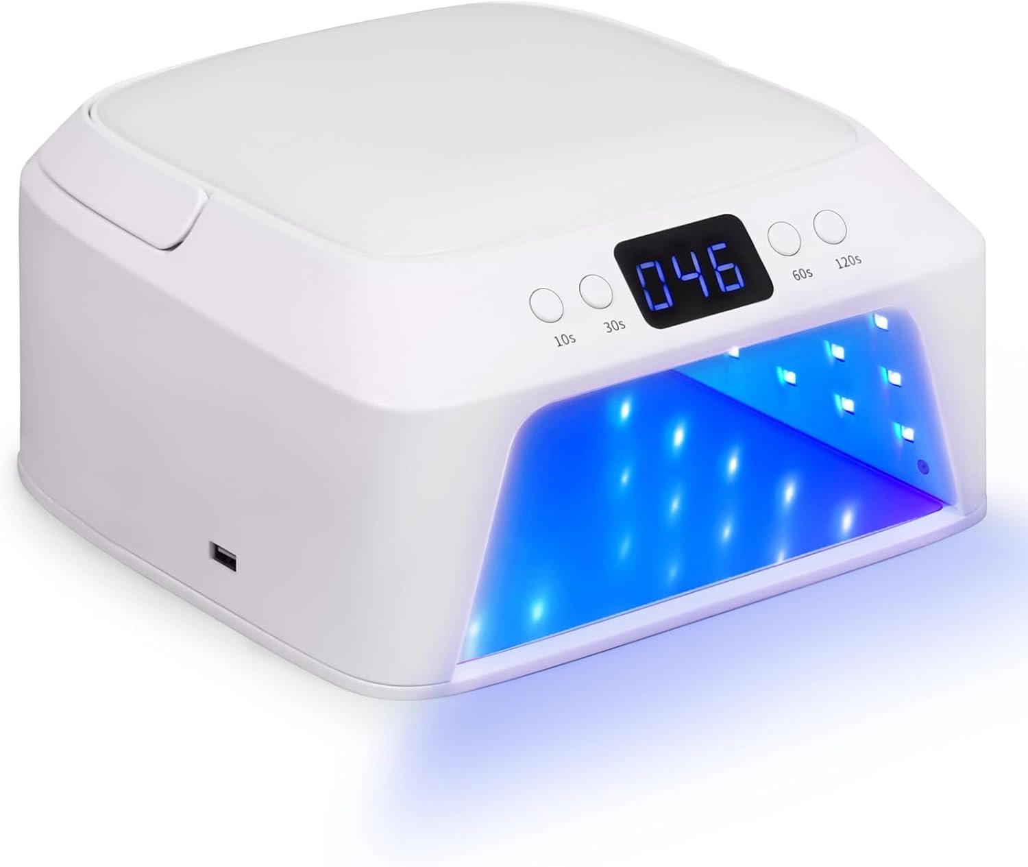 SnelShoppen - Professionele LED UV Lamp voor Gel Nagels met 71 Lamp Beads, Dual Displays, 4 Timer Instellingen, UV Nageldroger voor Gel Nagellak en Na