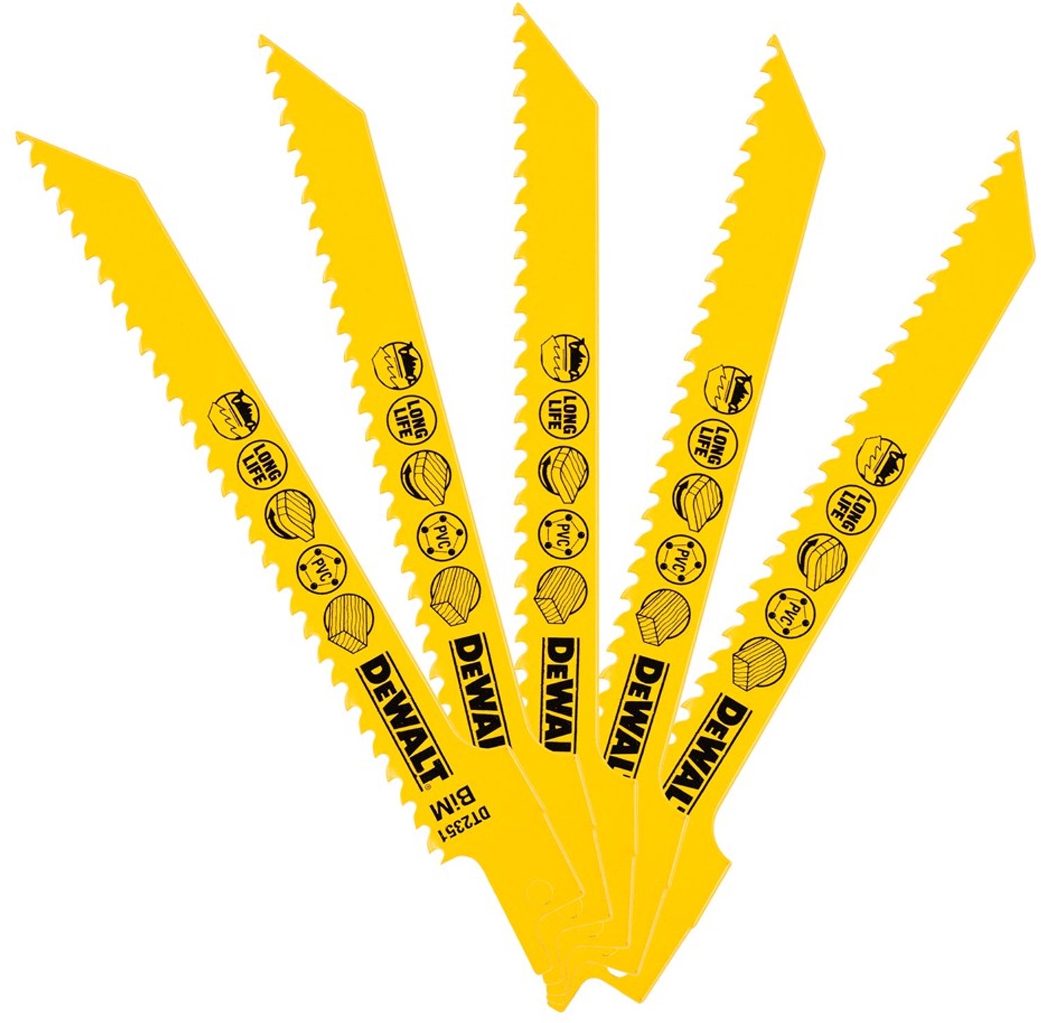 DeWALT DT2351 Reciprozaagblad DEW-DT2351-QZ