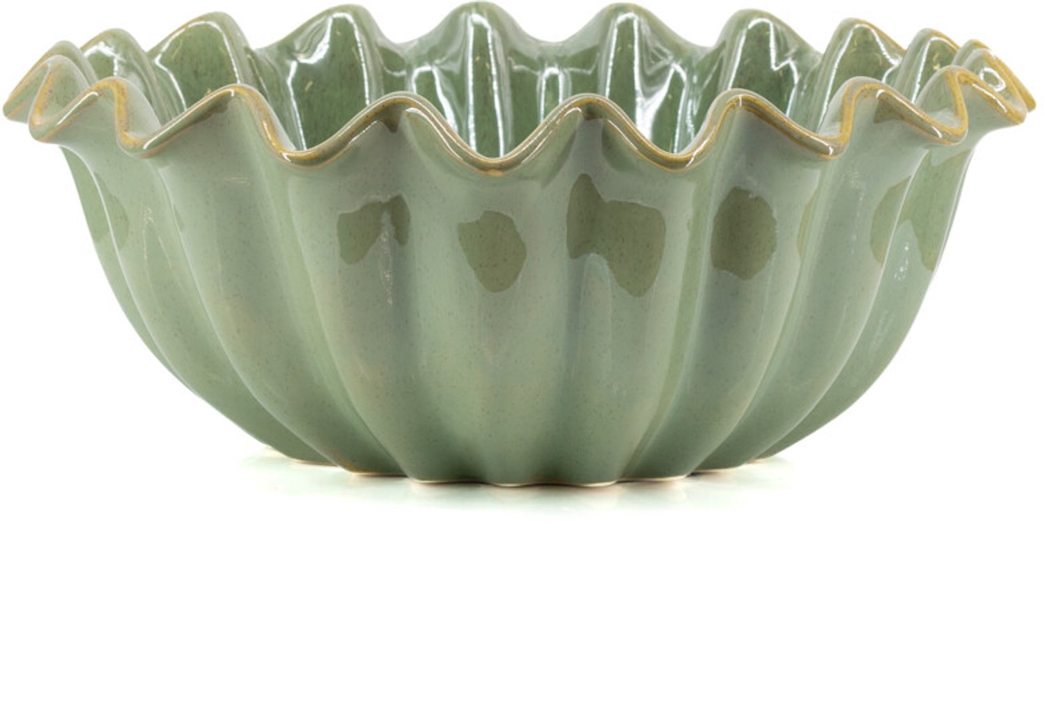 Aardewerk schaal Virea L jade