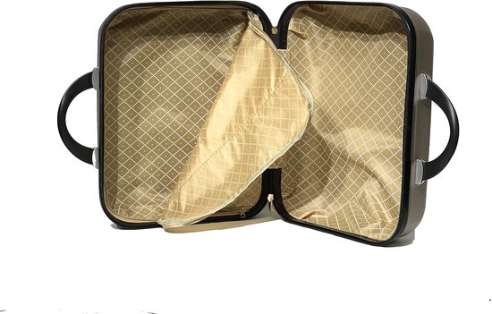 Koffer 65 cm en koffer, champagnekleurig — afbeelding 5