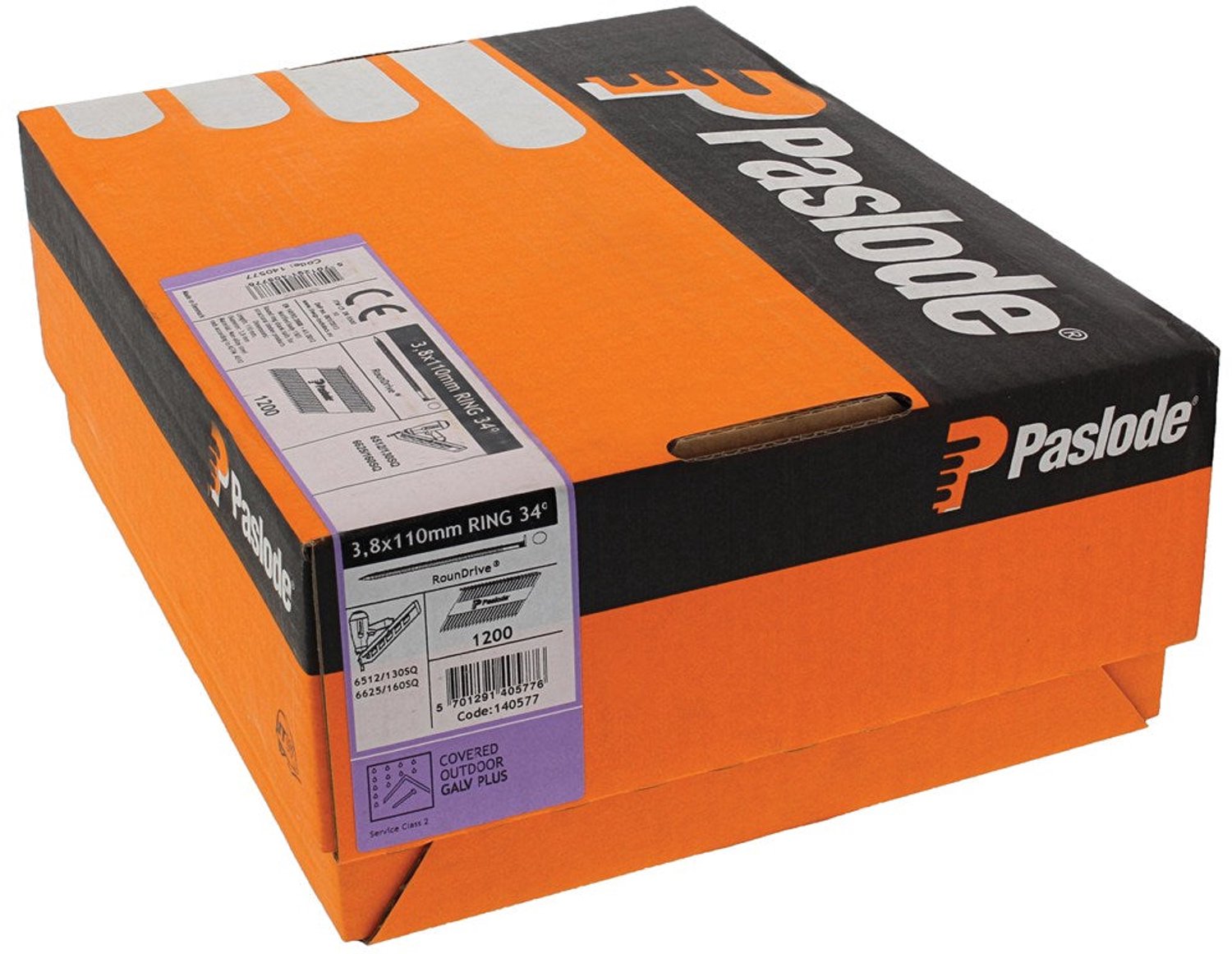 Paslode Stripnagels psn 3,8x110 ring verzinkt 12µm - 140577