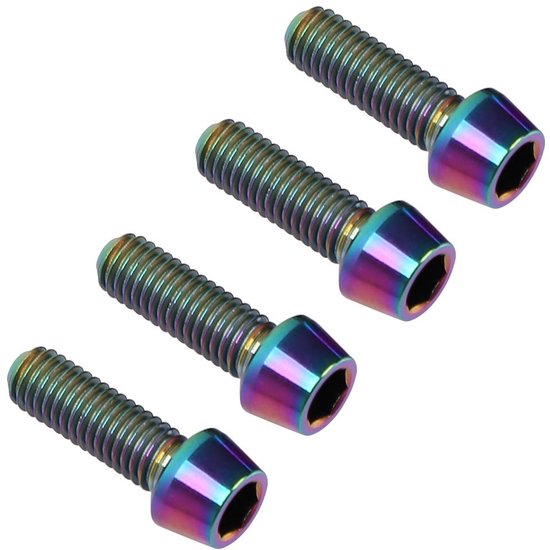Remschroeven Titanium Legering - Fietsrem Schroeven - M5 * 15mm - Corrosiebestendig - Lichtgewicht - Hoge Sterkte - Fietsbout — afbeelding 3