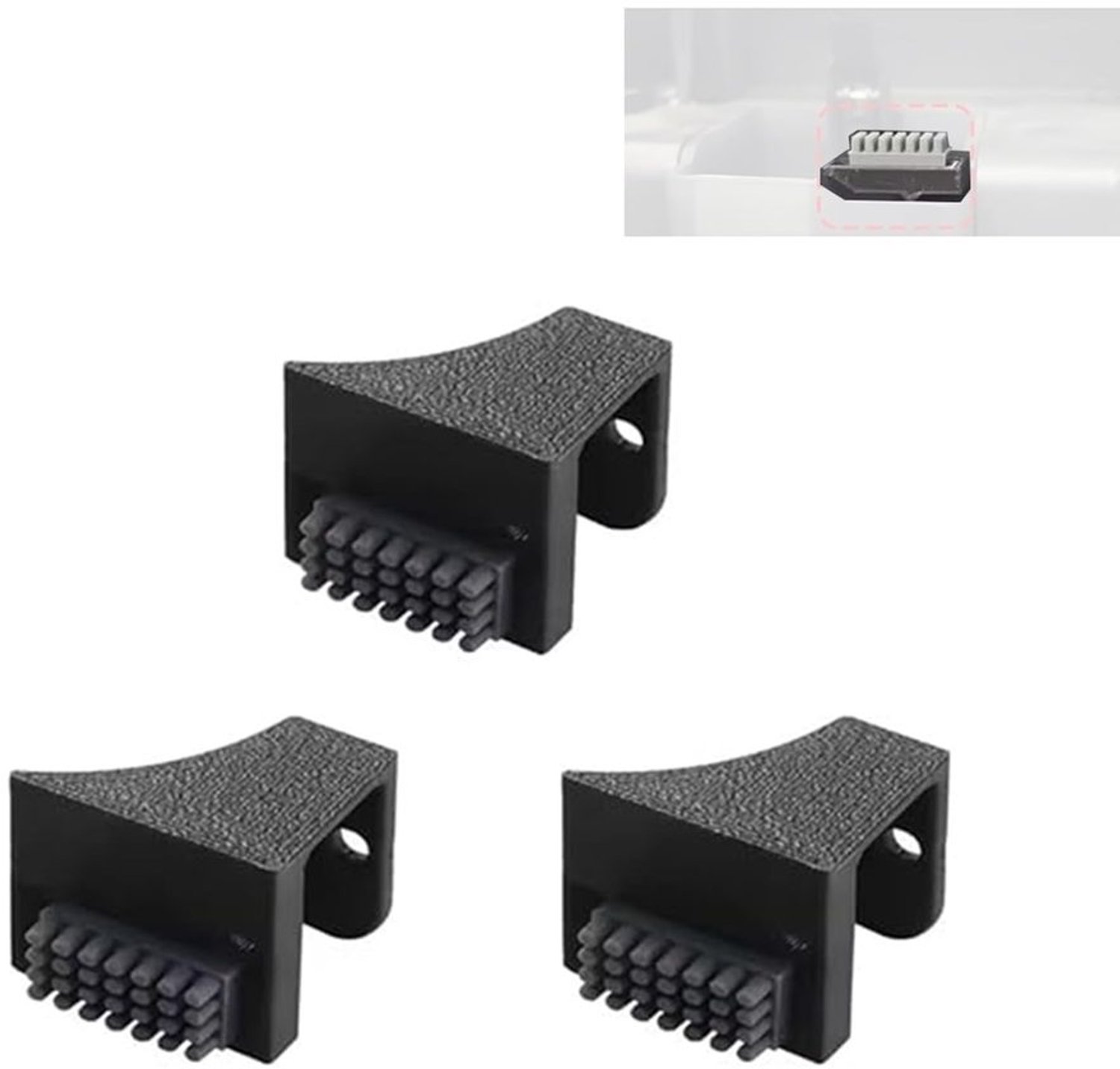 Ingebouwde Nozzle Wiper Blade voor 3D Printer - 3 Stuks