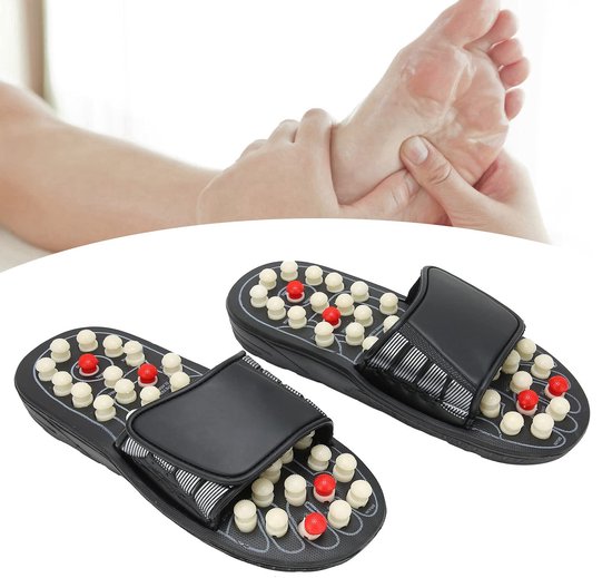 Massage-pantoffels - Reflexzonemassage - Verstelbaar voor pijnverlichting - Maat 38-39 - Thuis en lichaamsverzorging - Voor dames — cadeau in Verzorging - foto 4
