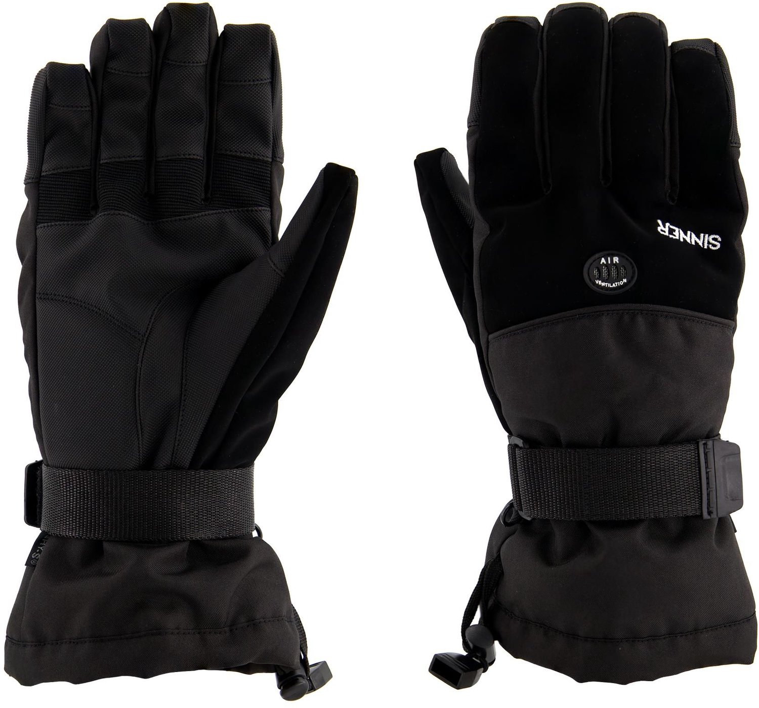 SINNER Everest II Glove Ski handschoenen heren Zwart