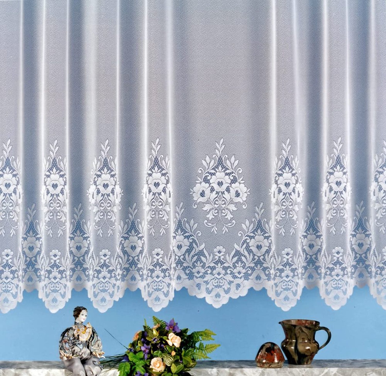 Transparante Jacquard Jaloezie 145 x 300 cm