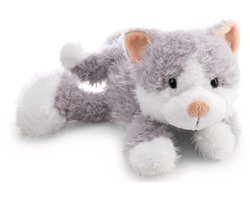 Knuffelkat Felli - 50 cm Grijs