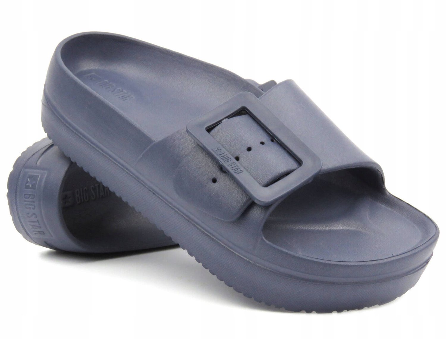Big Star Dames Klompjes NN274A665 - Comfortabele Schuimrubberen Slippers met Gesp