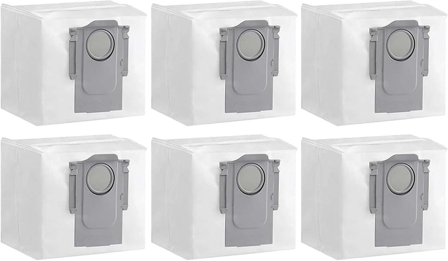 Geschikt voor Roborock S8/Q7/T8/S7 MaxV Ultra/Q7 Max - Stofzakken Collector (6 stuks)--wit