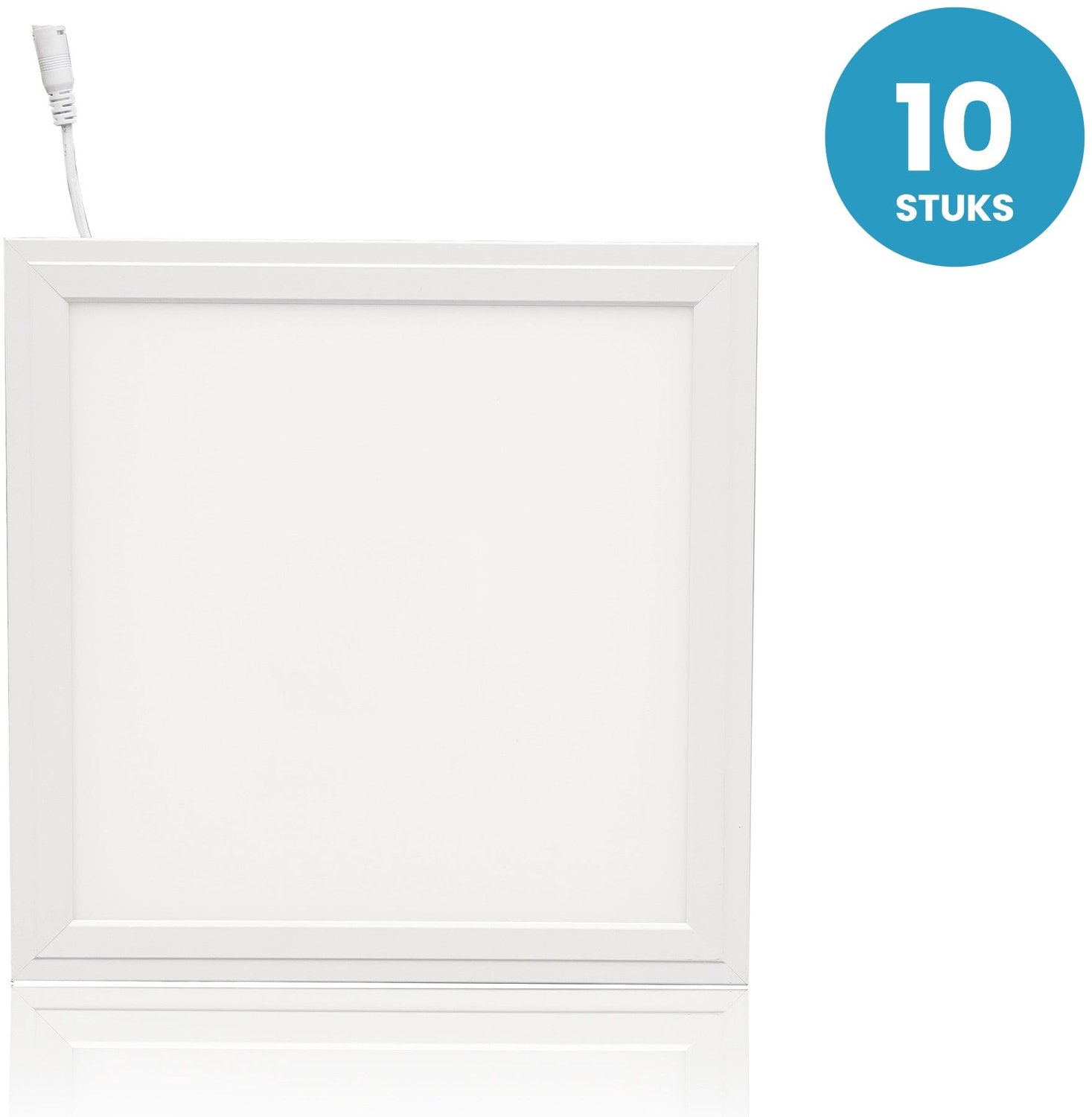 Tsong LED Paneel 300x300mm 18W - 1440 Lumen - warmwit 3000K - 10 stuks