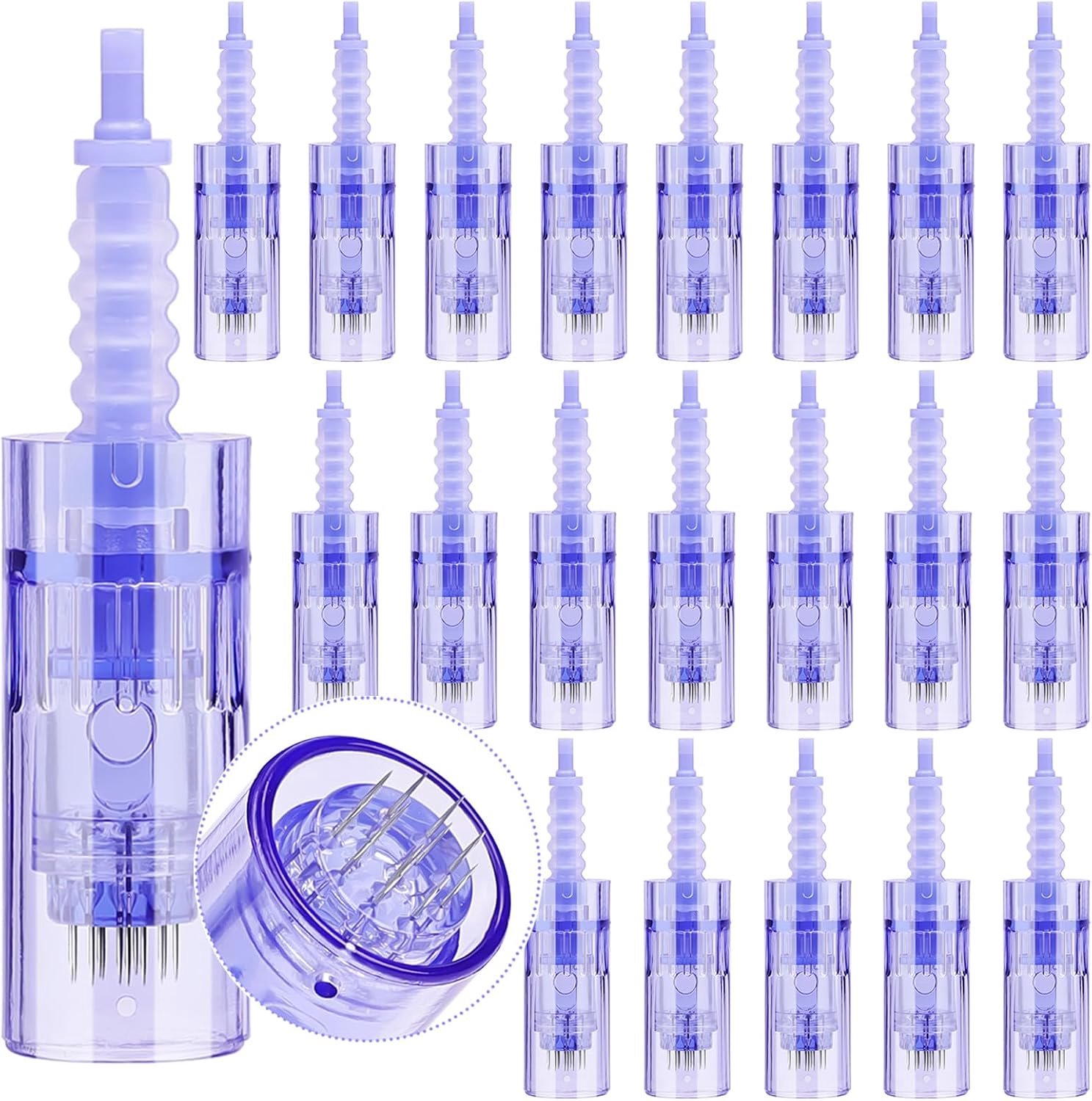 Microneedling naalden 12-pins - 20 stuks vervangingspatronen - eenvoudig te plaatsen - voor Ultima A6 dermapen - ShopVlot
